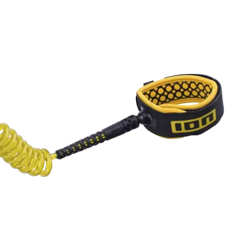 Preview: ION Wingboard Leash Core Coiled Ankle - Mustard
